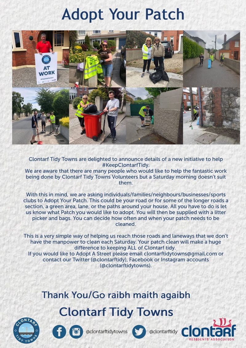 Adopt Your Patch with Clontarf Tidy Towns